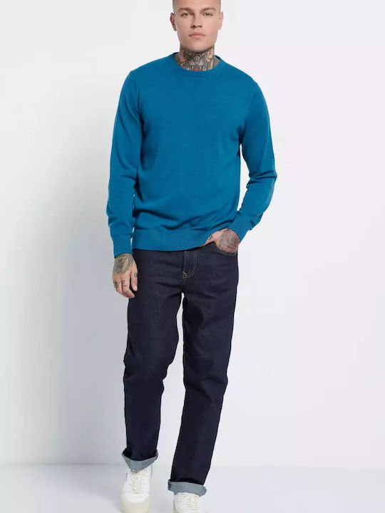 Garage Fifty5 Men's Long Sleeve Sweater Midnight Blue.