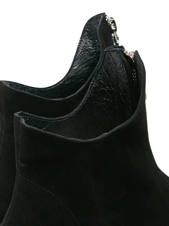 Suede Women's Chelsea Boots Black