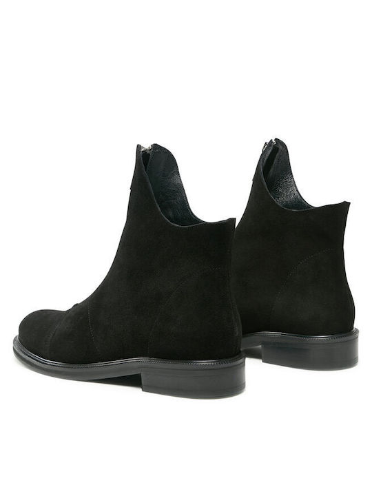 Suede Women's Chelsea Boots Black