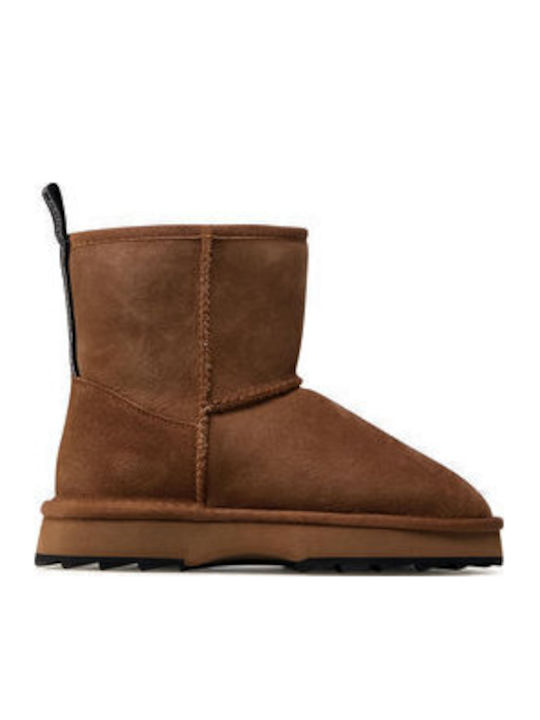 Sharky Mini Wildleder Stiefeletten Damen Braun