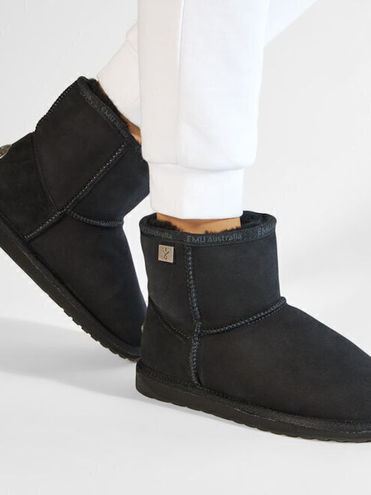 Stinger Suede Women's Ankle Boots Black