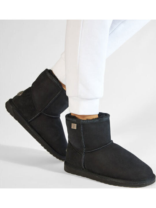 Stinger Suede Women's Ankle Boots Black