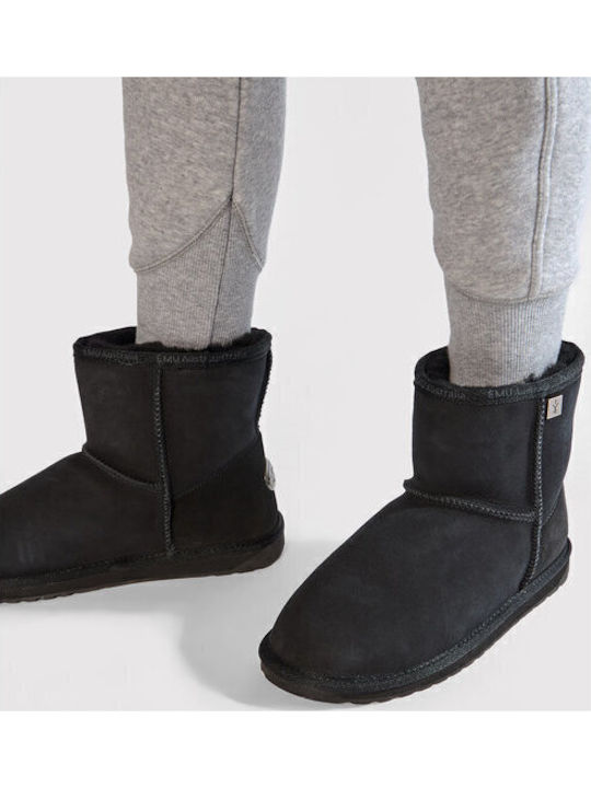 Stinger Suede Women's Ankle Boots Black