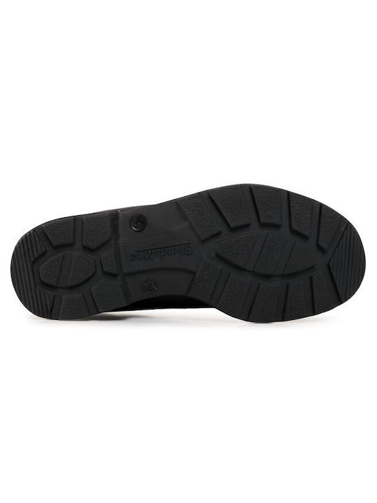 Leder Damen Chelsea Stiefeletten Braun