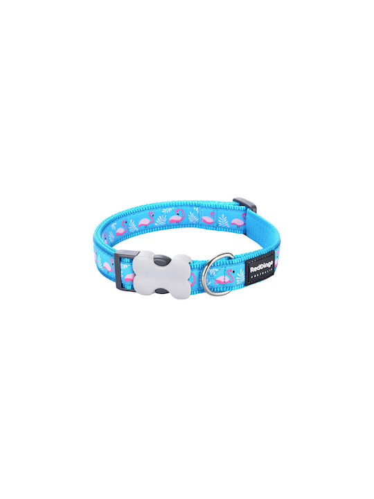 Reddingo Style Dog Collar Leather in Turquoise color