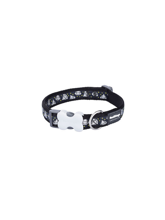 Reddingo Style Dog Collar Leather in Black color 15mm