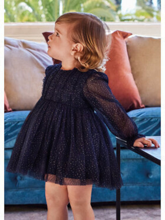 Abel & Lula Girls Dress Dark Blue