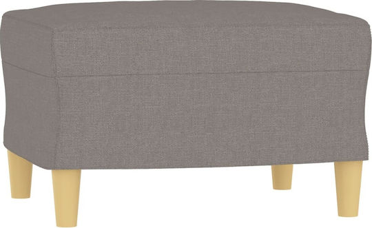 Living Room Furniture Set 2-Seater & 2-Seater & Stool Taupe
