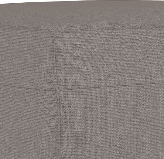 Living Room Furniture Set 2-Seater & 2-Seater & Stool Taupe