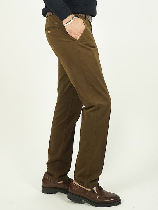Trousers Chino Elastic Camel