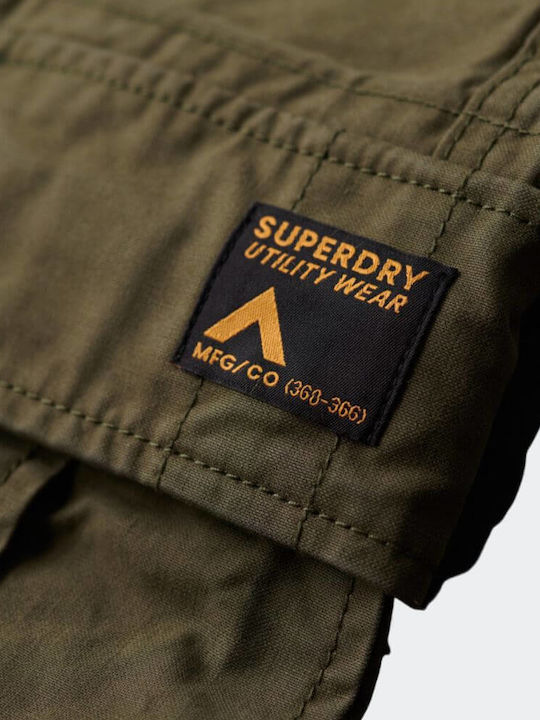 Trousers Cargo in Baggy Line Green