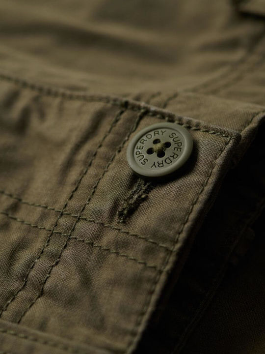 Trousers Cargo in Baggy Line Green