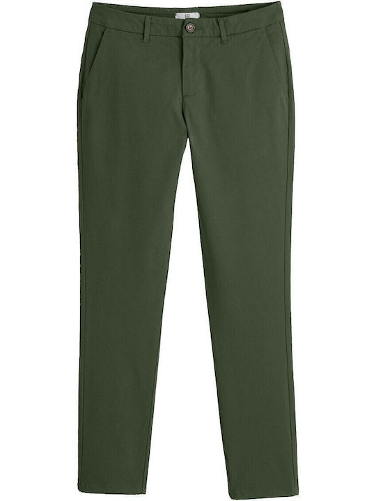 Παντελόνι Chino σε Slim Εφαρμογή Πράσινο