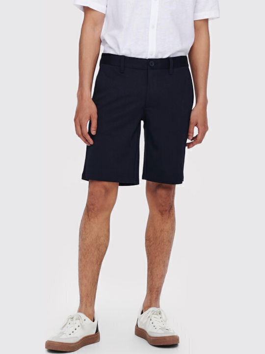 Ανδρική Βερμούδα Chino Navy Μπλε