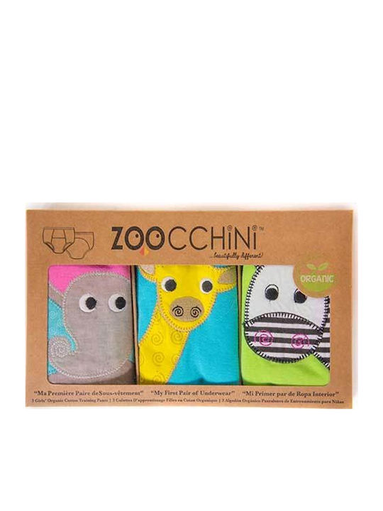 Zoocchini Safari Friends Παιδικό Σετ με Βρακάκια Πολύχρωμα 3τμχ