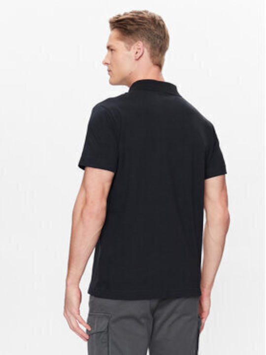 Jack Wolfskin Essential Men's Short Sleeve Blouse Polo Black.