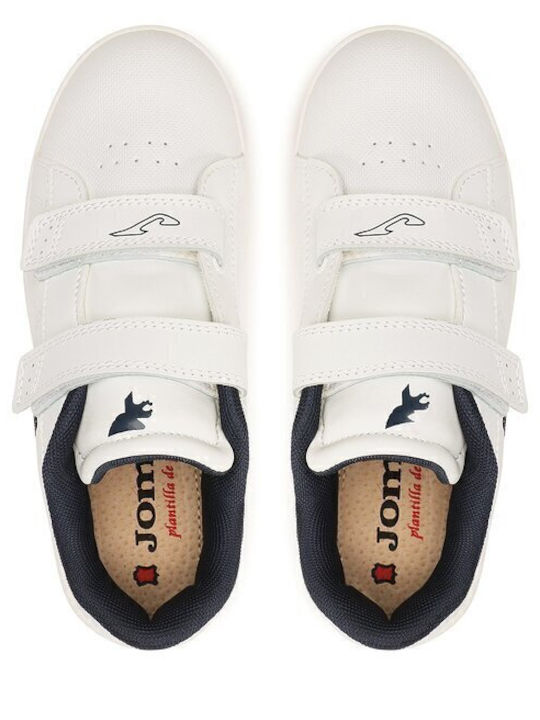 Kinder Sneakers mit Klettverschluss Weiß