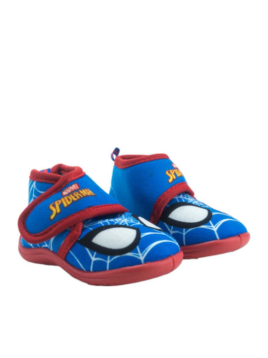 Kinderhausschuhe Stiefel Blau