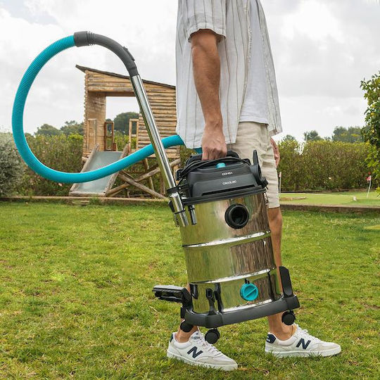 Cecotec Σκούπα Υγρών / Στερεών 1600W με Ανοξείδωτο Κάδο 30lt