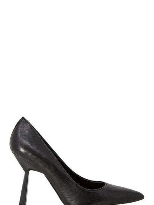 Guess Leather Pointed Toe Black Heels