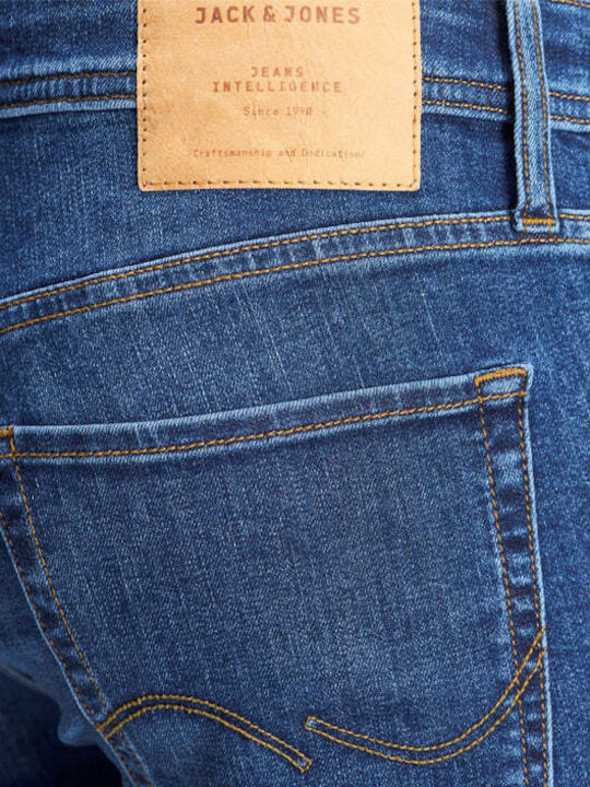 Men's Jeans Pants Elastic blue