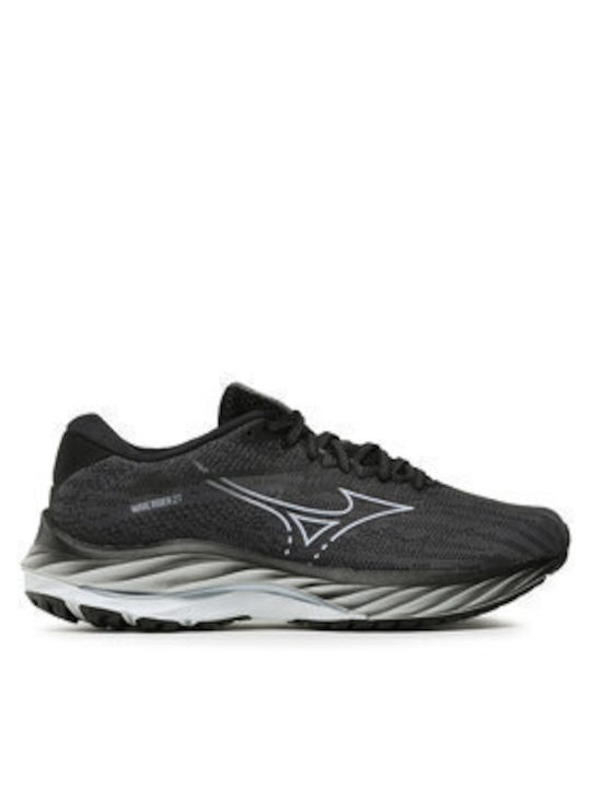 Mizuno Wave Rider 27 Γυναικεία Αθλητικά Παπούτσια Running Μαύρο