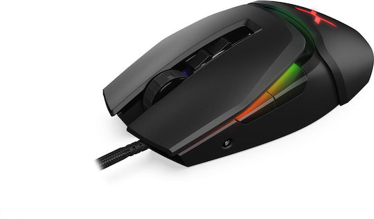Krux Bot RGB Gaming Ποντίκι 10000 DPI Μαύρο