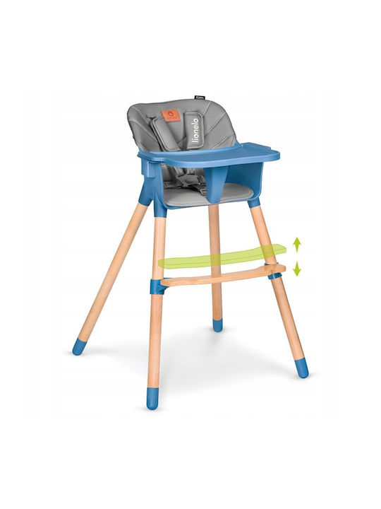 Lionelo Koen Baby Highchair 2 in 1 with Adjustable Height Pink Rose