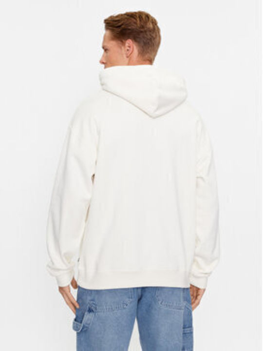 Converse Men's Sweatshirt with Hood Ecru.