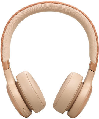 JBL Live 670NC Wireless/Wired Over Ear Headphones with 65 hours of Operation and Quick Charge Sandstone JBLLIVE670NCSAT