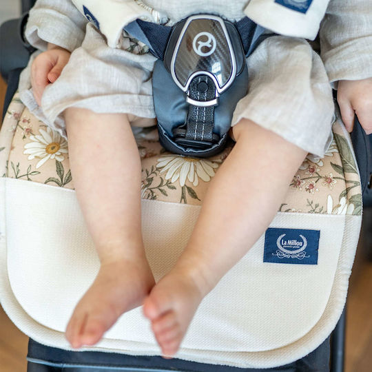 La Millou Stroller Seat Liner Double Sided 36.5x85cm Pink