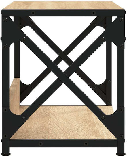 Bază De Masă Suport Pentru Imprimantă 2 Nivele Sonoma Stejar 44x26x31,5 Cm 833981