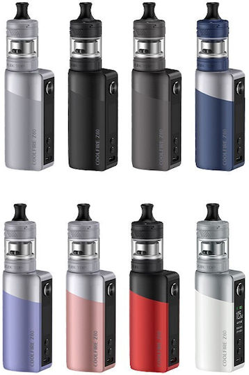 Innokin Coolfire Z60 Zlide Top Изпарител 3мл с Вградена Батерия 2500mAh Бял