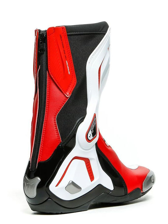 Dainese Torque 3 Out Bocanci Motocicletă Bărbați Din piele Black/White/Lava Red