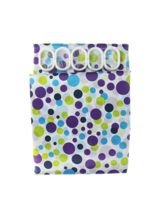 Viosarp Fabric Shower Curtain 180x180cm Polyester Fabric VC901-1