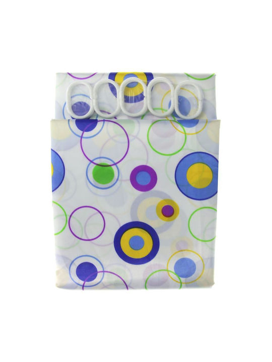 Viosarp Fabric Shower Curtain 180x180cm Polyester Fabric VC901-1