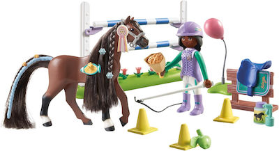 Playmobil Cai de cascadă Zoe & Blaze Μάθημα Τουρνουά pentru 5-12 ani