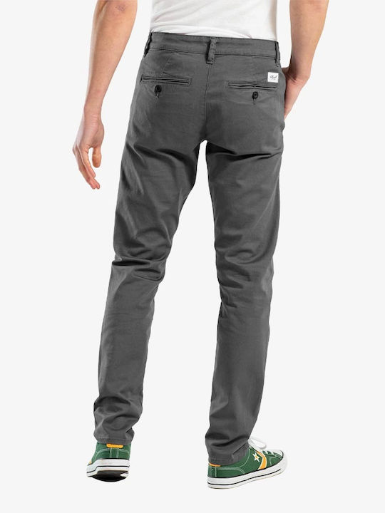 Reell Flex Men's Trousers Chino in Tapered Line Dark Grey