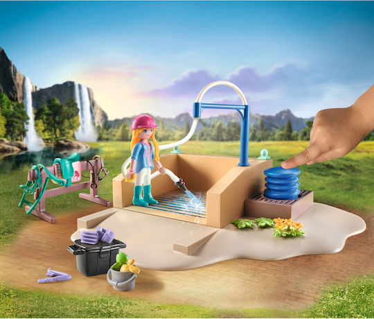 Playmobil Horses Of Waterfall Isabella & Lioness With Washing Area for 5-12 years old