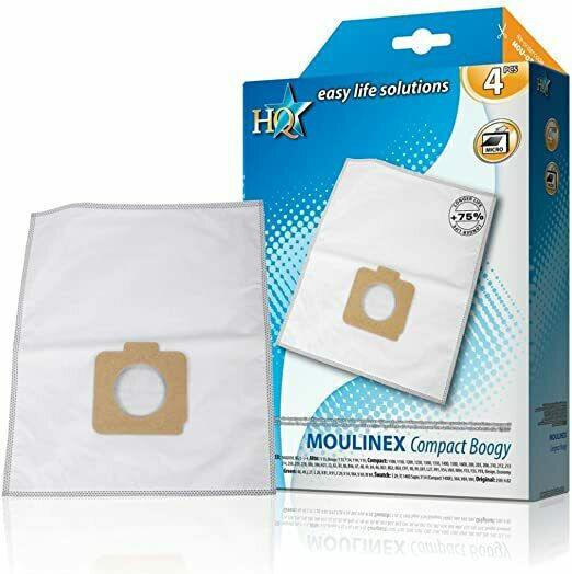 HQ Vacuum Cleaner Bags 5 pcs Compatible with Moulinex Vacuum Cleaner