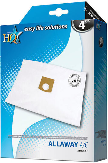 HQ Vacuum Cleaner Bags 4pcs Universal