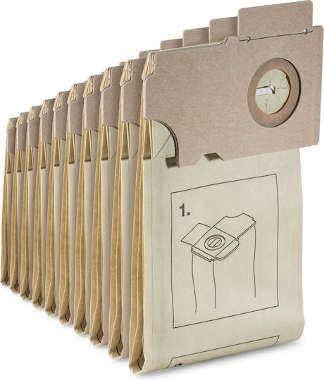 Karcher Vacuum Cleaner Bags 10pcs Compatible with Karcher Vacuum