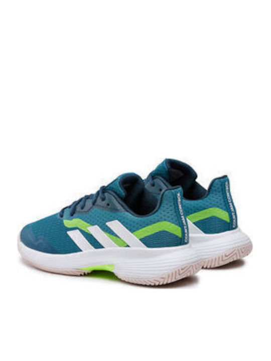 adidas Courtjam Control Tennisschuhe Alle Gerichte Türkis