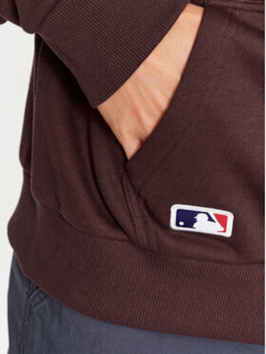 New Era Men's Sweatshirt with Hood Bordeaux