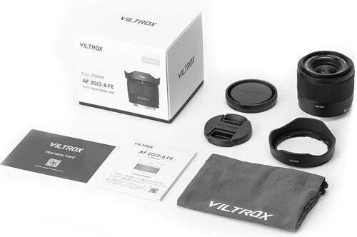 Viltrox Full Frame Camera Lens AF 20mm f/2.8 Wide Angle for Sony E Mount Black