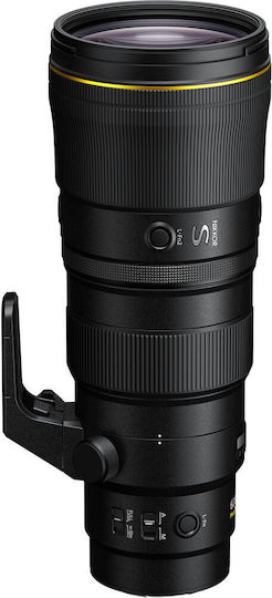 Nikon Full Frame Φωτογραφικός Φακός NIKKOR Z 600mm f/6.3 VR S Super Telephoto για Nikon Z Mount Μαύρος