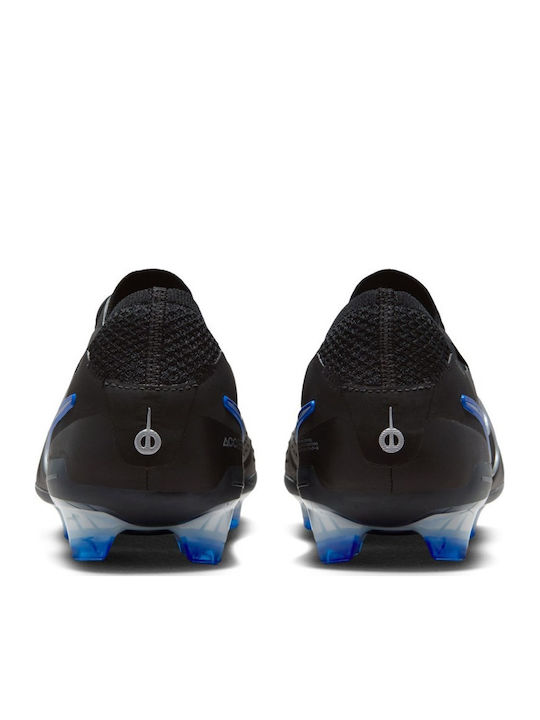 Nike Tiempo Legent 10 Elite Ποδοσφαιρικά Παπούτσια με Τάπες FG Μαύρα