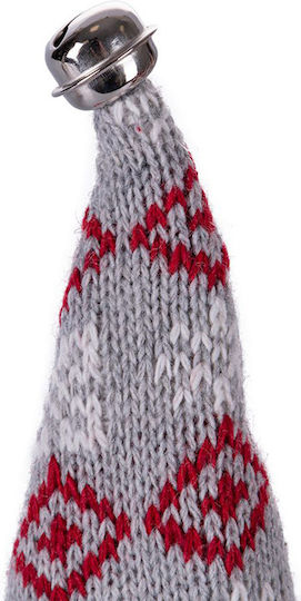 Christmas Fabric Figure Dwarf White Height 33cm
