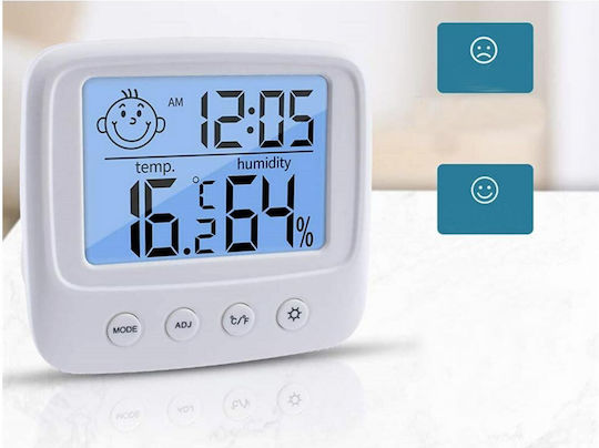 Tabletop Digital Clock White AT00001563