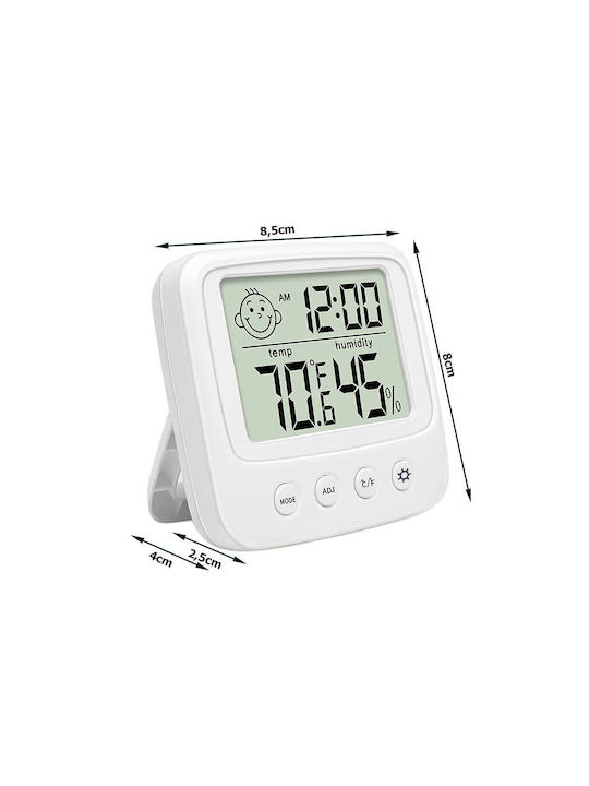 Ceas Digital de Masă Alb AT00001563